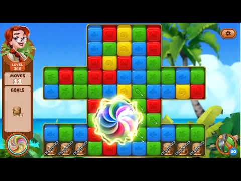 Lost Island Blast Adventure Level 366 - No Boosters