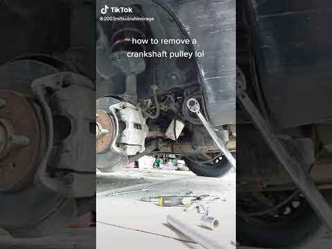 crankshaft pulley remove