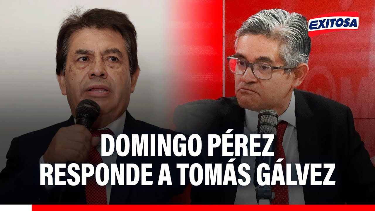 🔴🔵 Domingo Pérez responde a Tomás Gálvez tras minimizar su trabajo: "Me parece muy mezquino"