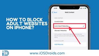 How to Block Adult Websites on iPhone?