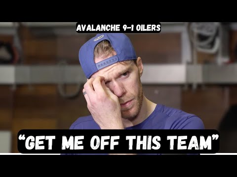 Connor McDavid REQUESTS TRADE to Toronto after EMBARRASSING loss - Post Game Interview vs Avalanche
