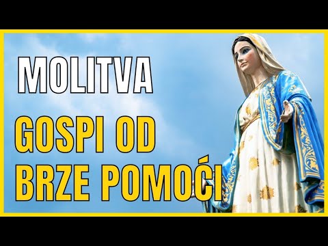 MOLITVA GOSPI OD BRZE POMOĆI🙏