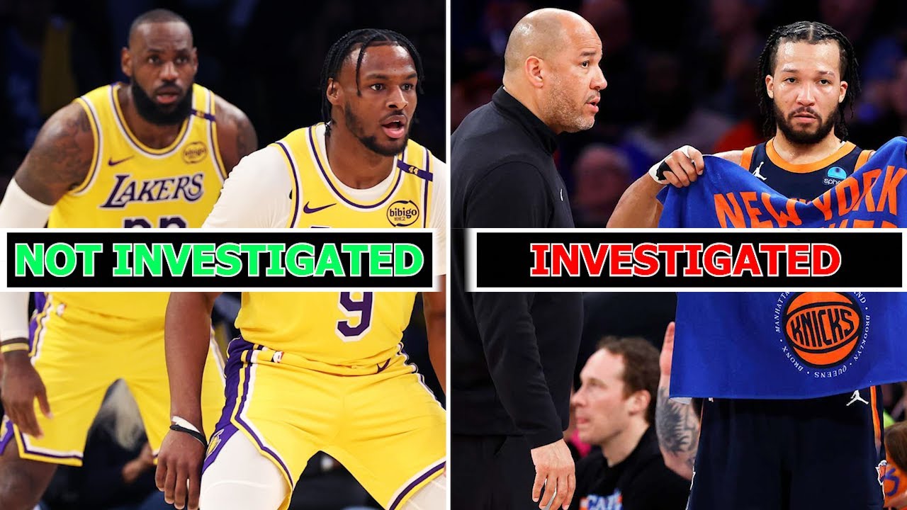 Jalen & Rick Brunson Investigated By NBA but Not LeBron, Bronny JJ Redick & Lakers