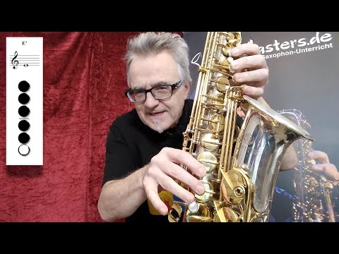 E-Durtonleiter, Ton für Ton, einfach & simpel erklärt (mit Griffbild) Saxophon Praxis Tipps