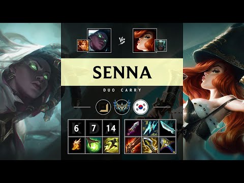 Senna ADC vs Miss Fortune - KR Challenger Patch 25.21
