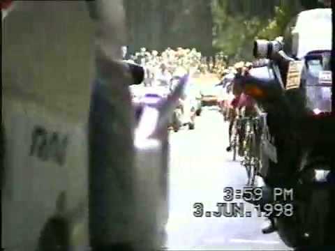 Il Pirata Marco Pantani dal vivo al giro 1998