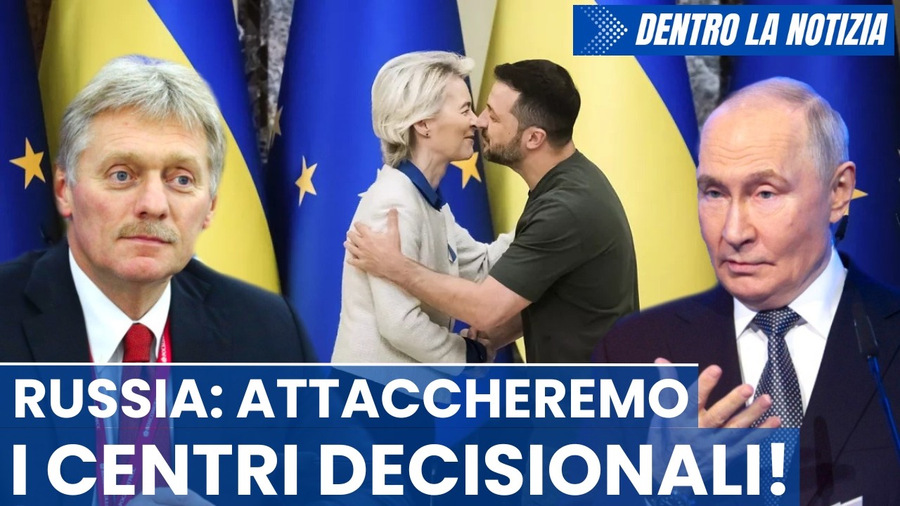 ENNESIMA CONFERMA! Portavoce del Cremlino Dmitry Peskov: la Russia attaccherà i leader guerrafondai!