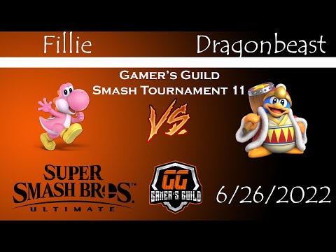 Gamer's Guild Smash Monthly 11 - Winners Finals - Fillie (Yoshi) vs Dragonbeast (King Dedede)