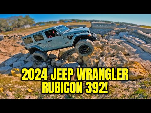 OFFROAD Obstacle Course with a 2024 Jeep Wrangler Rubicon 392!! (Jeepin with Judd 2024)