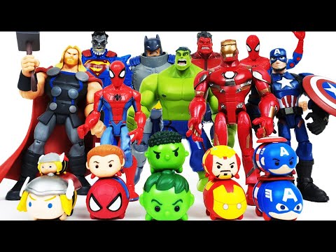 Avengers Iron Man, Hulk Transformation! Thor, Spider-Man, Superman, Captain America, Batman!