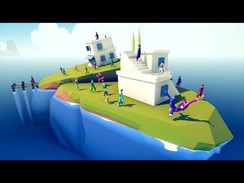 Vanilla Plus Mods - BATTLE ROYALE FROM THE SMALL ISLAND 🤛 🤜 | Totally Accurate Battle Simulator TABS