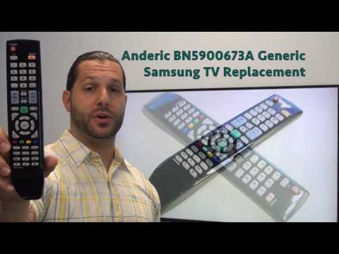 Anderic Generics BN5900673A for Samsung TV TV Remote Control