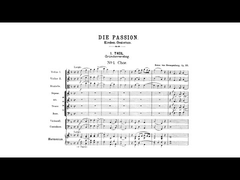 Heinrich von Herzogenberg – Die Passion