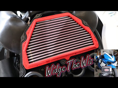 How to replace your CBR600 F4i Air Filter for MORE POWER or General Maintenance | BMC
