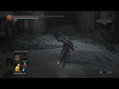 Dark Soul 3 The Ringed City Crucifix of the Mad King Halberd Weapon - Hidden NPC Shira Locations