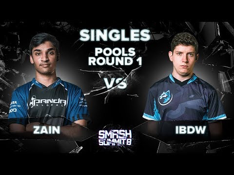 Zain vs iBDW - Melee Singles: Pools Round 1 - Smash Summit 8 | Marth vs Fox