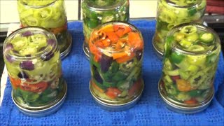 Fridge Style Pickled Peppers