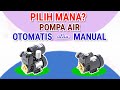 CHOOSE AUTOMATIC OR MANUAL WATER PUMP
