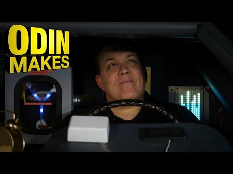 Odin Makes: The inside of the DeLorean Time Machine from Back to the Future
