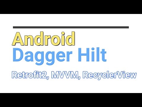 Android Hilt implementation in Java using Retrofit, MVVM, Live Data, Github API, Glide, RecyclerView
