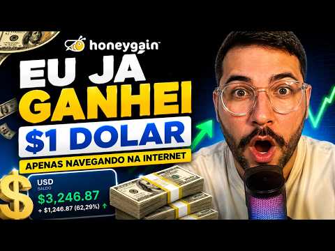 JA GANHEI $1 DOLAR APENAS NO GOOGLE | HONEYGAIN