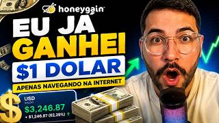 JA GANHEI $1 DOLAR APENAS NO GOOGLE | HONEYGAIN