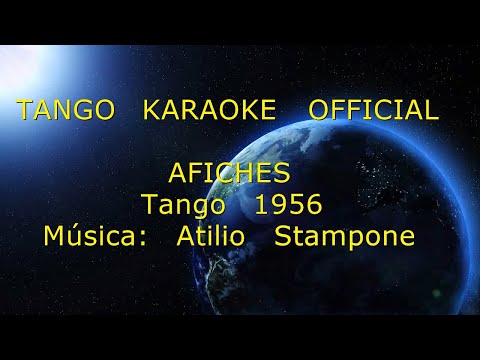 AFICHES - TANGO KARAOKE OFFICIAL
