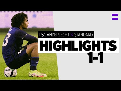 HIGHLIGHTS: RSC Anderlecht - Standard de Liège | 2021-2022 | Disappointing draw in the Clasico