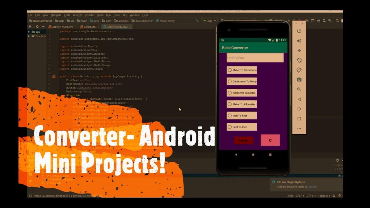 Converter -Android Mini Project