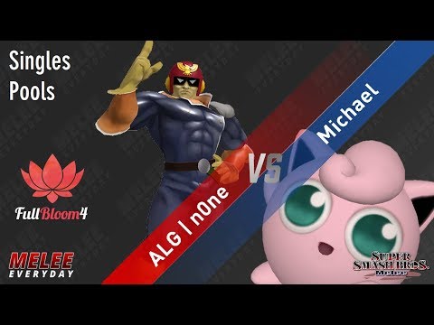 Full Bloom 4 - ALG | n0ne (Captain Falcon) vs. Michael (Jigglypuff) - SSBM - Singles Pools
