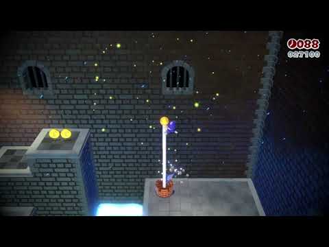 Super Mario 3D World [Switch] 5-3 100% Speedrun - Time: 12 (Tied WR)