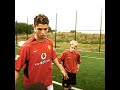 Young Ronaldo Teaching Baby Lingard Skills