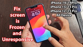 iPhone 13 screen not responding to touch