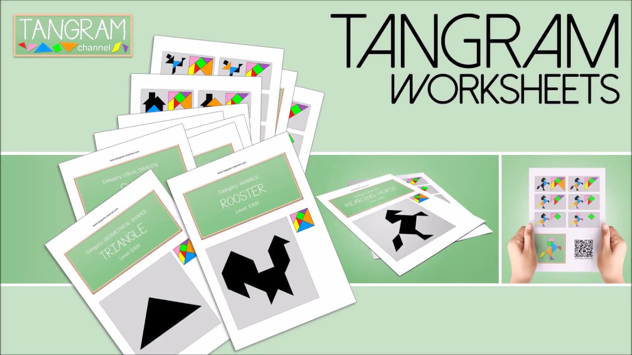 Tangram worksheets
