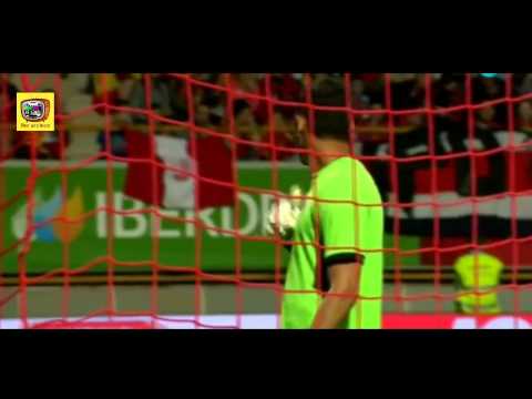 SPAIN Vs COSTA RICA 2015 Keylor Navas Increíble Save vs Sergio Ramos