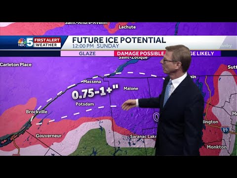 Video: Heavy Rain & Ice this weekend. 1.10.20