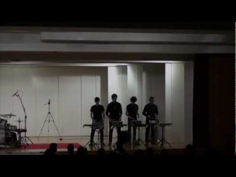 Quartetto - Saggio di batteria DRUM SCHOOL - Dicembre 2012