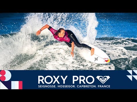 Marks vs. Macaulay vs. Van Dijk - Round One, Heat 1 - Roxy Pro France 2018