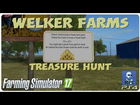 FS17 PS4: Welker Farms Treasure Hunt