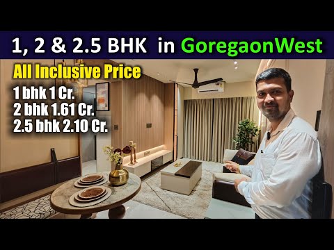 2bhk flats in Goregaon West / 2.5 bhk flat in Goregaon / 1bhk flat in Goregaon / Flat near station