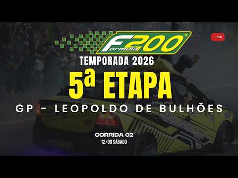 FÓRMULA 200 | Corrida 2 |  5ª ETAPA TEMPORADA 2026 | GP  LEOPOLDO DE BULHÕES
