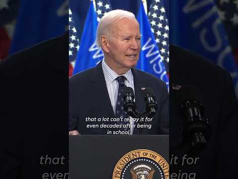 Biden unveils student loan relief plan to help with 'burdensome' debts Shorts