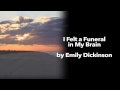I Felt a Funeral in My Brain by Emily Dickinson ...