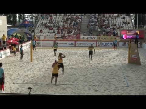 27 Beach volleyball Sochi Open 2015 Samoilovs-Smedins and Nikolai-Lupo