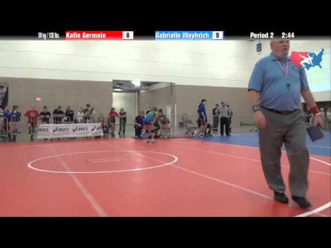 FILA Junior 59 kg / 130 lbs. - Katie Germain vs. Gabrielle Weyhrich
