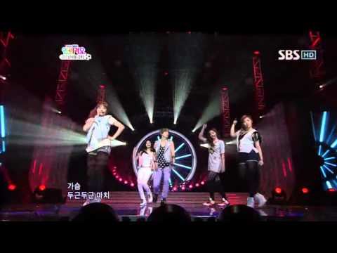 F(x) - Nu ABO (에프엑스 - Nu 예삐오) @ SBS Inkigayo 인기가요 100523