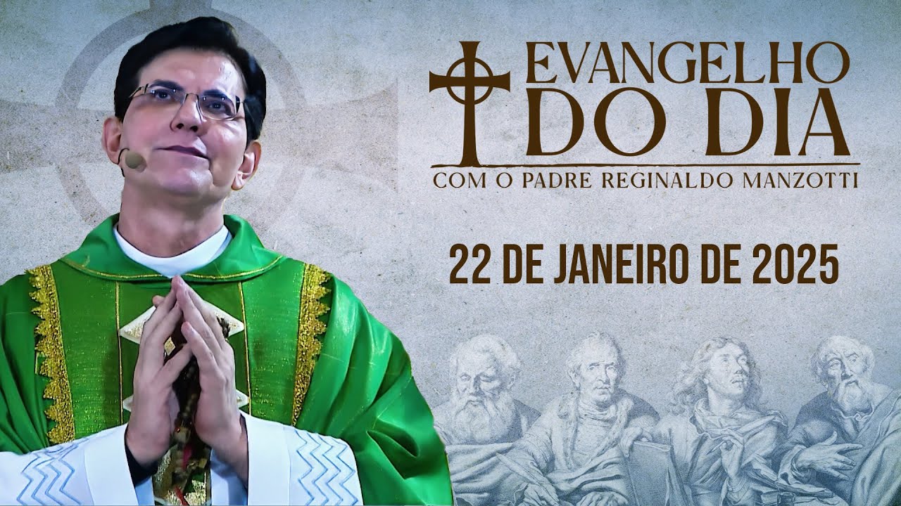 EVANGELHO DO DIA 22/01/2025 | Mc 3, 1 - 6 | @PadreManzottiOficial