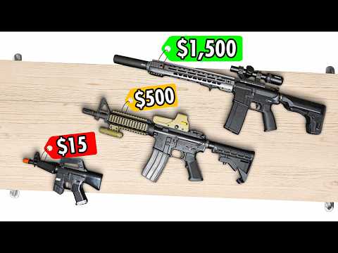 I Bought Every Level of Airsoft Rifle!