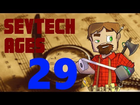 1.12 Modded Minecraft SevTech Ages: Episode 29: The Long Trip Between Lands!