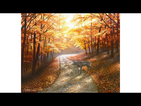 How to Paint Autumn Trees | Acrylic Painting